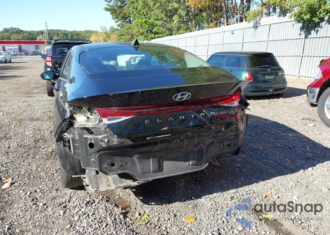 2021 Hyundai Elantra Sel z USA, uszkodzony, nr VIN 5NPLS4AG5MH030355
